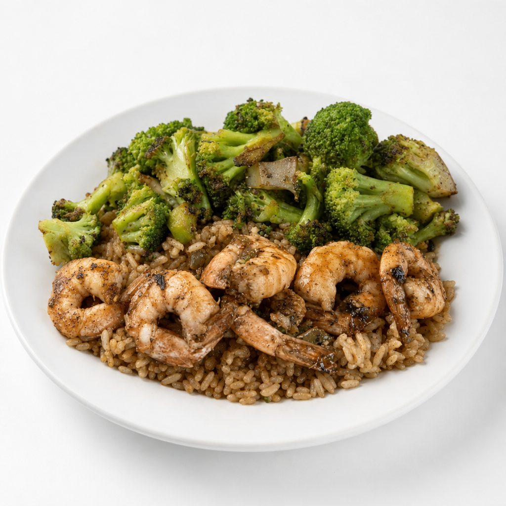 Shrimp Plate.