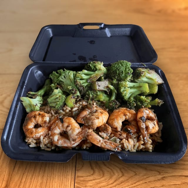 Shrimp Plate.